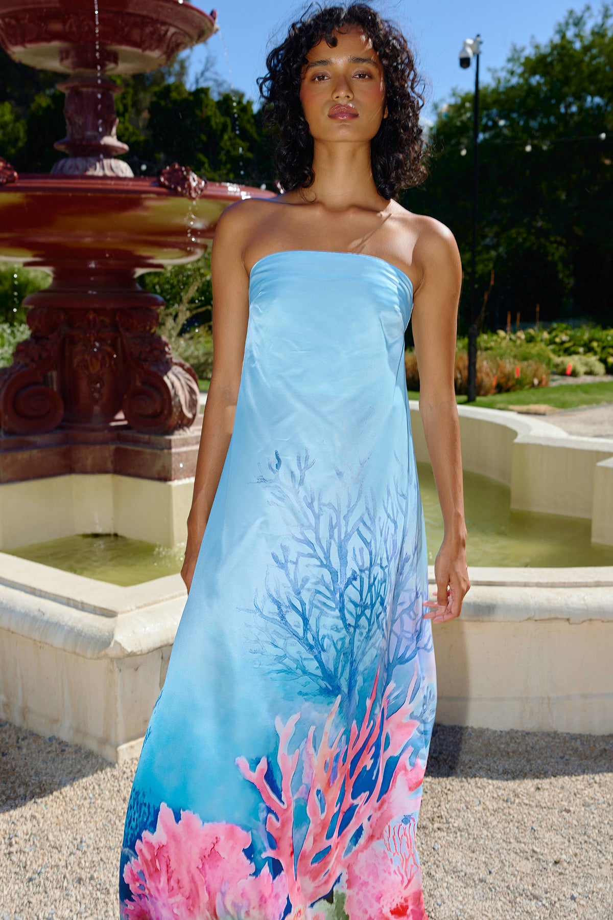 Lola Pastle Blue Stripe Dress main image 0