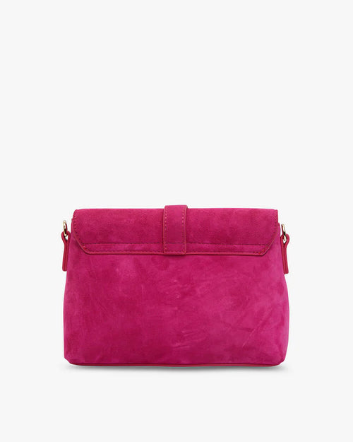 Mini Audrey | Hot Pink Suede