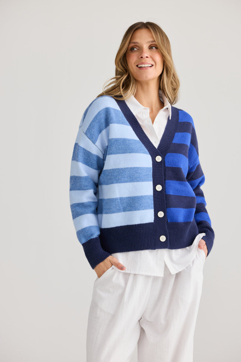 Samba Cardi | Navy Multi