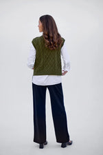 Rural Khaki Cable vest