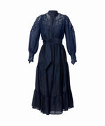 Mirador Silk Maxi Dress | Night Sky