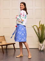Pine Jacket Mexican Embroidery | White