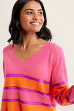Brooklyn Sweater | Electric Pink