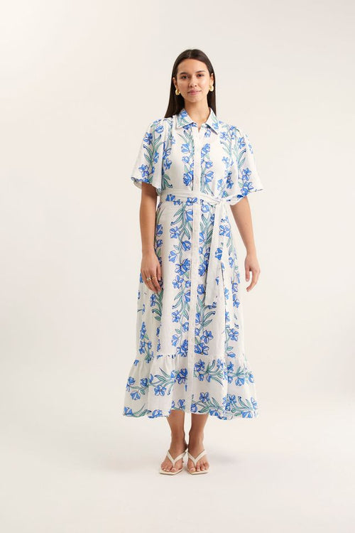Emma Vine Dress | Blue