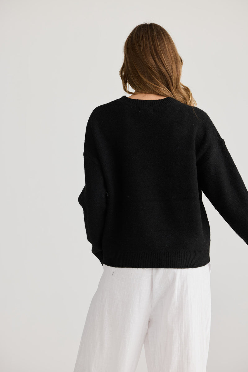 Overboard Knit | Black