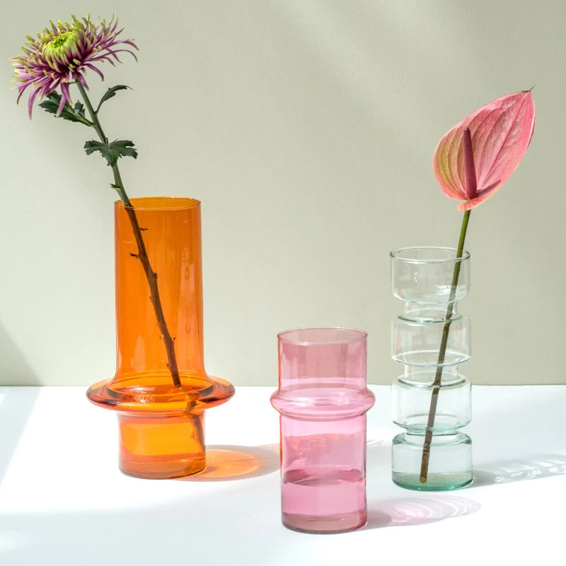 Glass Vase | Pink