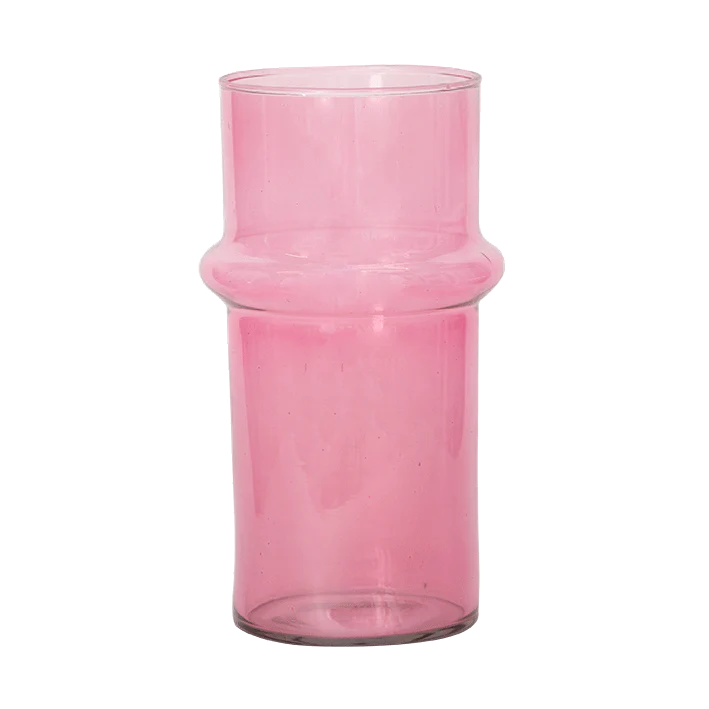 Glass Vase | Pink