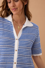 Nala Stripe Dress | Summer Blue