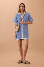 Nala Stripe Dress | Summer Blue