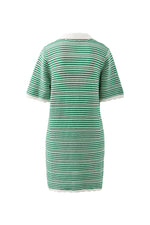 Nala stripe dress | Kelly green