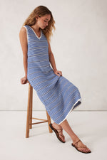 Nova Knit Dress | Summer Blue