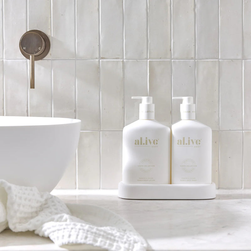 Wash & Lotion Duo + Tray | mango & lychee