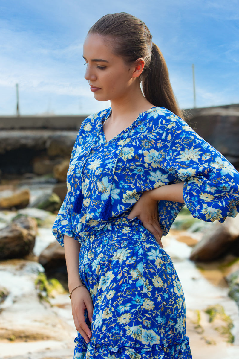 Eve Tie Top | Majorelle Garden