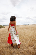 Rue Dress | Ruby Antique Rose