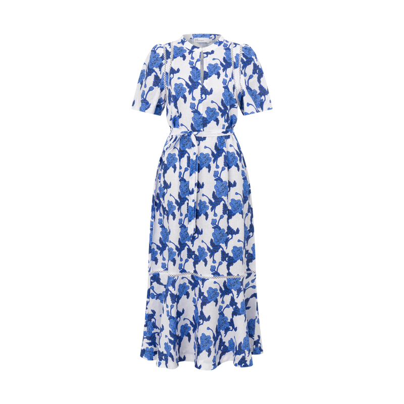 Cable Dress | Azure Bouquet