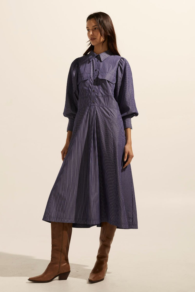 Recess Dress | Yale Stripe