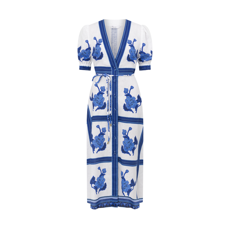 Portrait Dress | Azure Collage