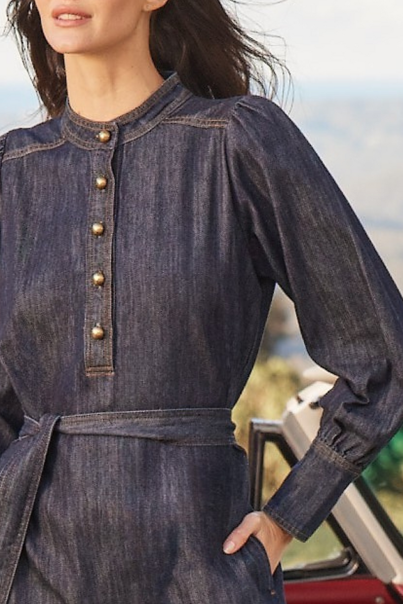 Snapshot Dress | Dark Denim