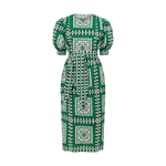 Wander Dress | Parrot Scarf
