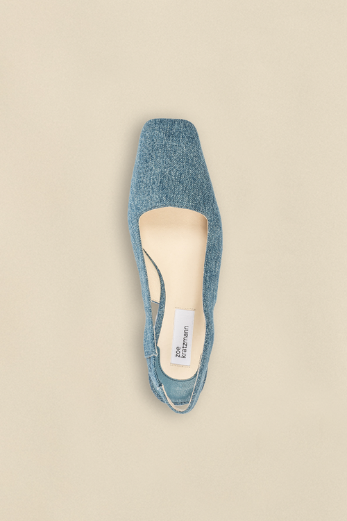Rumour Slingback | Denim