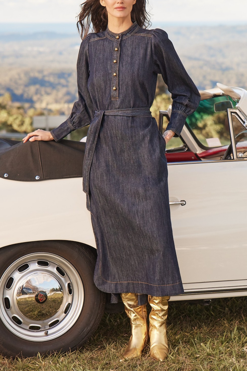 Snapshot Dress | Dark Denim