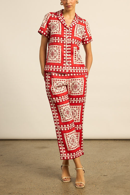 Tide Pant | Poppy Scarf