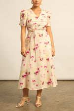 Glimmer Dress | Watercolour Bloom