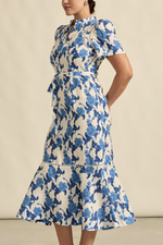 Cable Dress | Azure Bouquet