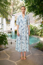 Tilda Woodstock Ankle Dress | Ocean
