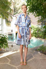 Kiara Botanical Dress | Denim