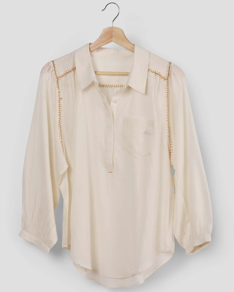 New Birkin Blouse | Ecru
