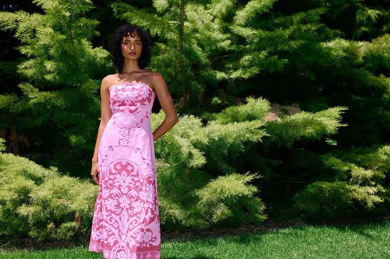 Harper Dress | Magenta