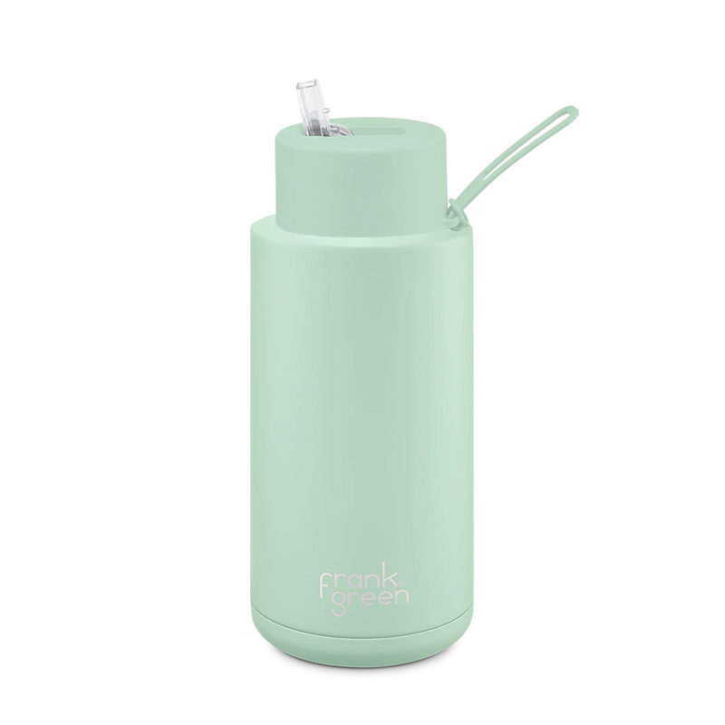 Frank Green | Ceramic Reusable Bottle 1 litre | Mint