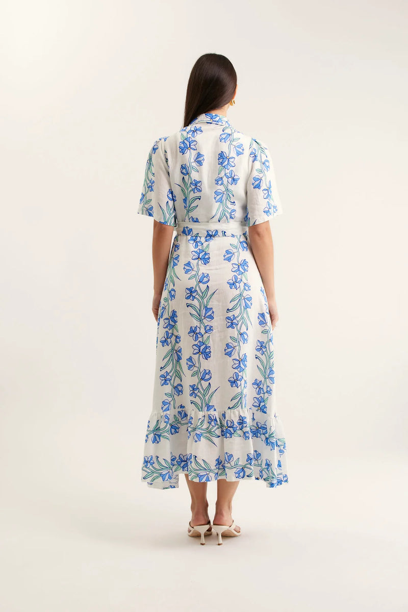 Emma Vine Dress | Blue