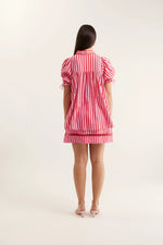 Tessa Bretton Shirt  | Pink and Red