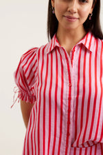 Tessa Bretton Shirt  | Pink and Red