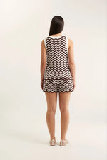 Pearle Top | Choc and Ivory