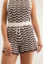Alba Short | Choc and White