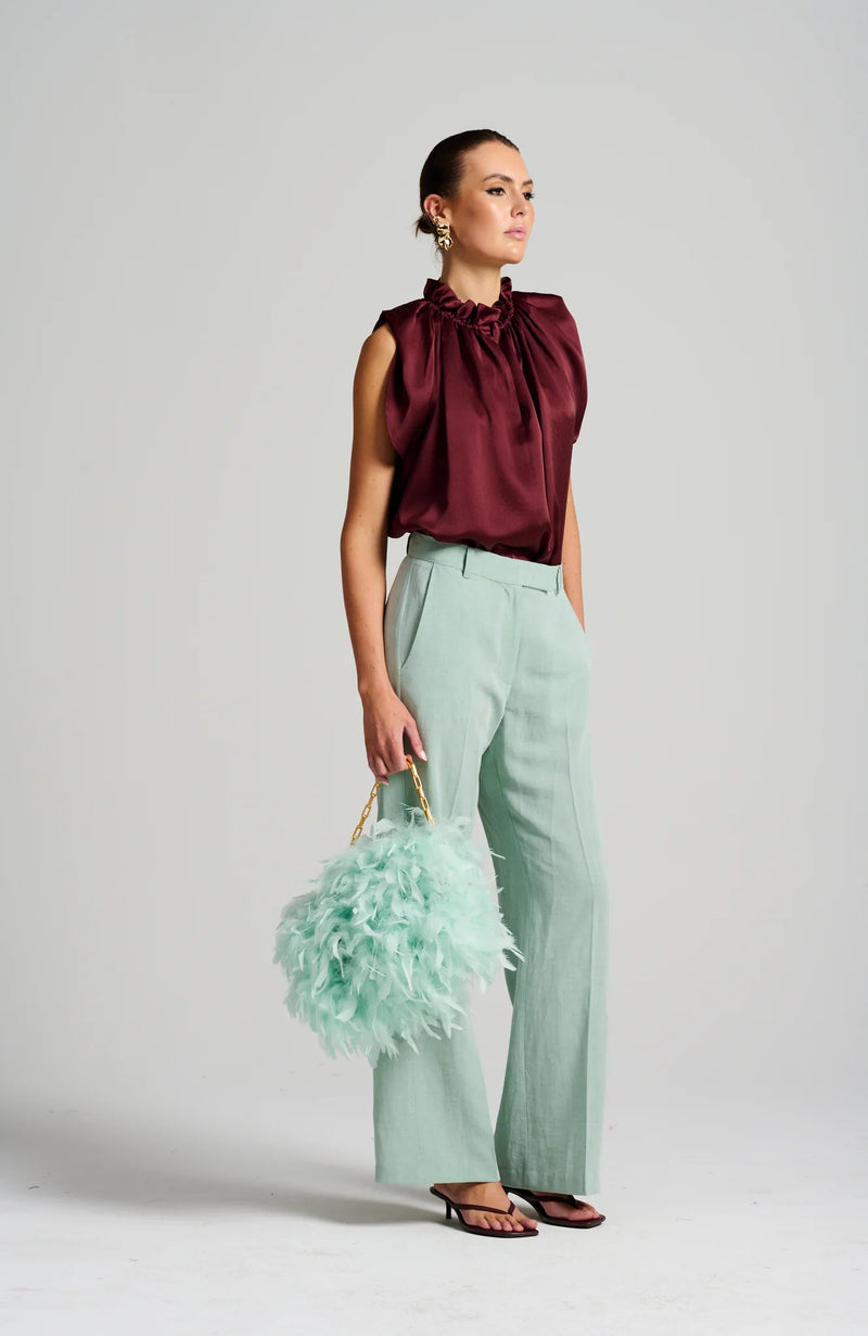 Le Cocktail Top | Burgundy