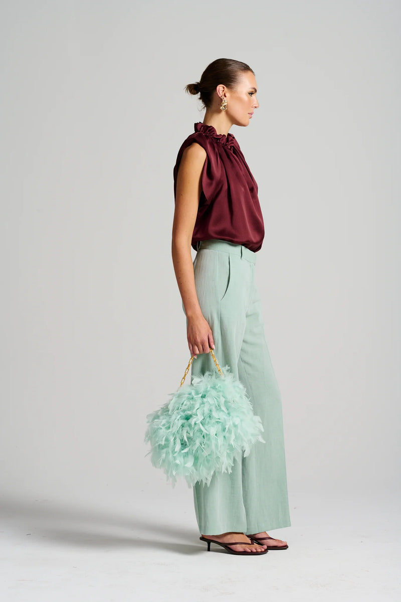 Le Cocktail Top | Burgundy