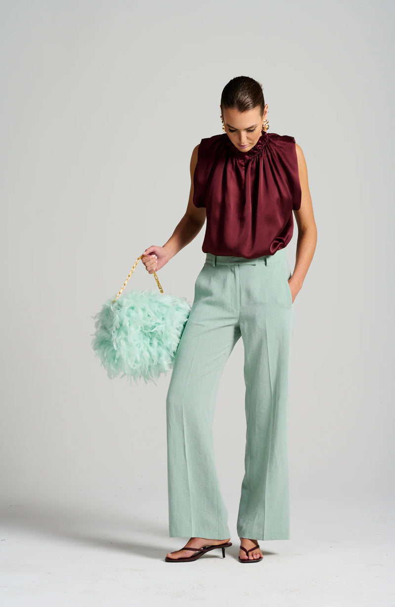Le Cocktail Top | Burgundy