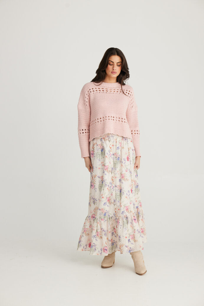 Cyrus Skirt | Floral Broderie