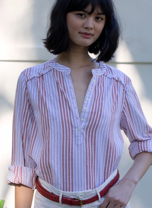 Amelie blouse with frill