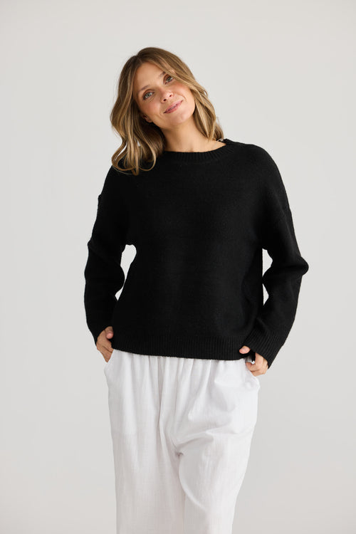Overboard Knit | Black