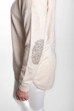 Oatmeal Swing Knit | Liberty patches