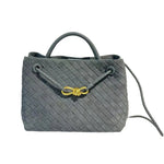 Woven Nubuck Suede leather bag | Small