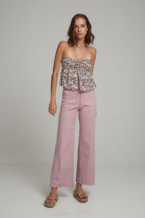 Molly Cotton Pant | Orchid