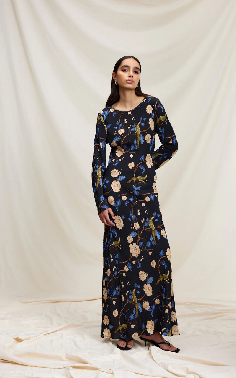 Nadia Dress | Night Garden