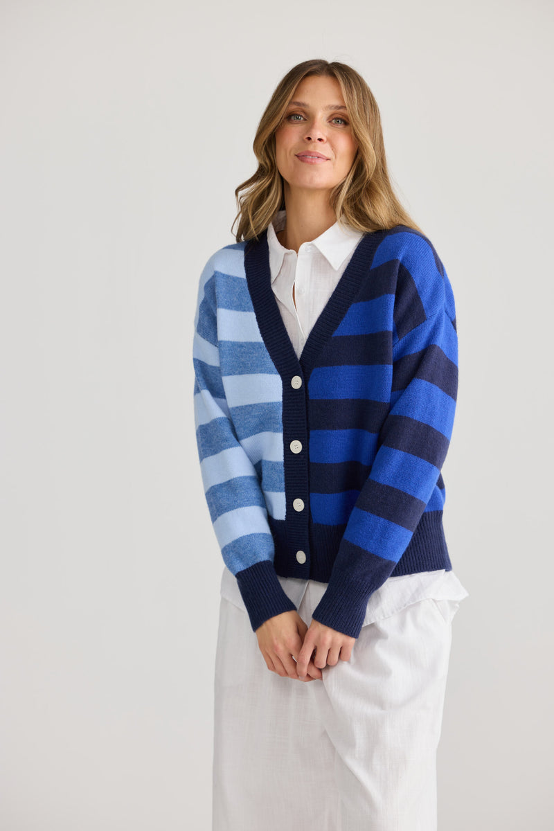 Samba Cardi | Navy Multi