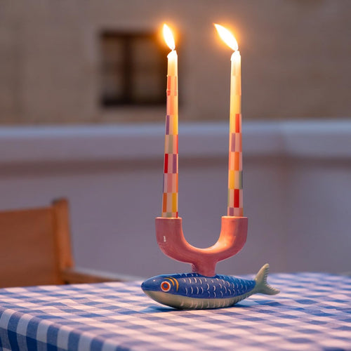 Ceramic Candle holder | Fish